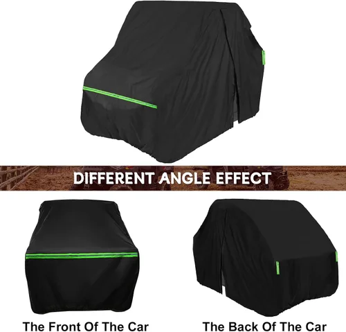 Vista 5 de Cubierta impermeable para UTV de repuesto para accesorios Polaris RZR, cubierta al aire libre a prueba de polvo con rejillas de ventilación