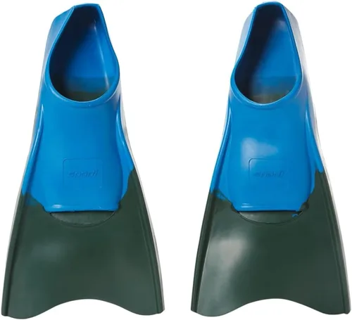 Vista 13 de Sporti Aletas de natación cortas para adultos y niños para natación en piscina, aletas flotantes para natación y snorkel, aletas de natación