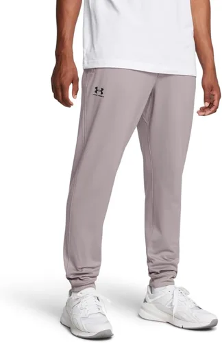 Vista 12 de Under Armour Sportstyle - Pantalones deportivos de tricot para hombre (011) Mod Gris/ Blanco