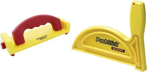 Vista 8 de Milescraft 3405 GrabberPLUS - Tacones de repuesto con bloques de empuje, amarillo y 7205 GrabberPRO™ - Tacones ajustables de corte sacrificial