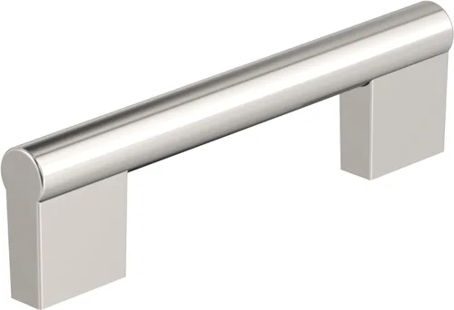 Vista 45 de Amerock Versa 3-3/4 pulgadas (96 mm) de centro a centro Bronce champán Manija de gabinete - paquete de 10 unidades Champagne bronce
