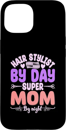 Vista 6 de Hair Stylists by Day Super Mom by Night Hair Stylist Case para iPhone 17