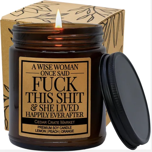 Vista 2 de A Wise Woman Once Said F*ck This Sh*t - Regalo de jubilación y cumpleaños para mujeres, divertido regalo de Navidad para compañeros de trabajo