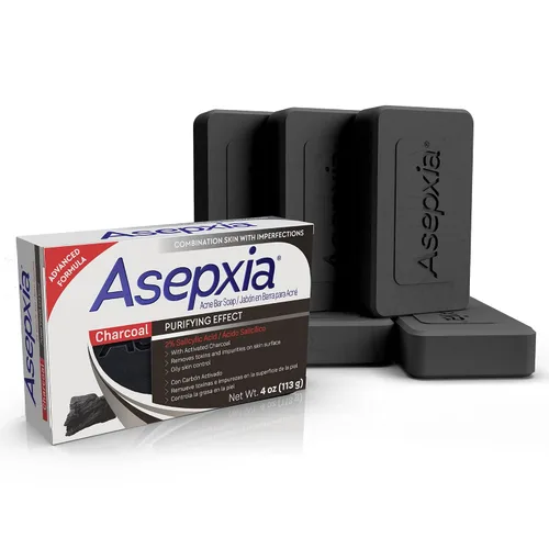 Vista 10 de Asepxia jabón limpiador de carbón 4oz