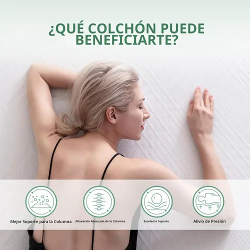 Vista 7 de Dyonery Colchón individual – Colchón de espuma viscoelástica de té verde de 5 pulgadas, colchón individual en una caja, certificado CertiPUR-US sin