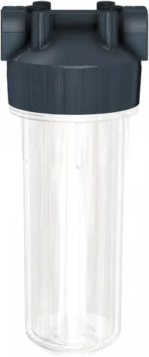 Vista 6 de Pentair Pentek 150067 Carcasa de Filtro Estándar Tradicional, NPT 3/4" Carcasa de Filtro de Agua Opaca 10 con Tapa y Botón de Alivio de Presión, 10