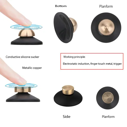 Vista 2 de 10 Pieces Phone Game Joystick Kits,6 Touch Screen Button Joystick Mobile Controller for phone tablet,4 Anti-Sweat Gaming Finger Gloves for game