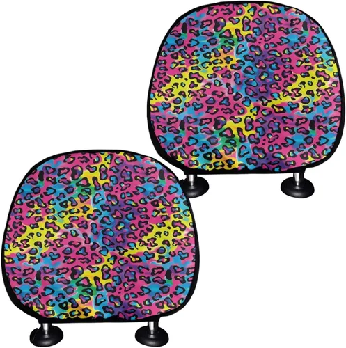 Vista 16 de Funda personalizada para reposacabezas de asiento de automóvil, regalos personalizables, transpirables, paquete de 2 fundas de cojín para asiento