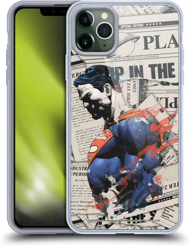 Vista 28 de Head Case Designs Officially Licensed Superman DC Comics Collage 80th Anniversary Gel Case [Military Grade Protection] Compatible with Apple iPhone