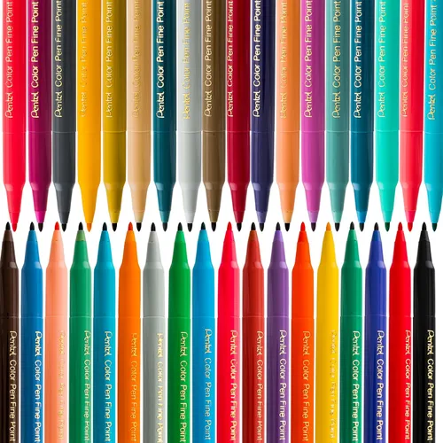Vista 4 de Plumón de color de punta fina, de Pentel Arts, Variados