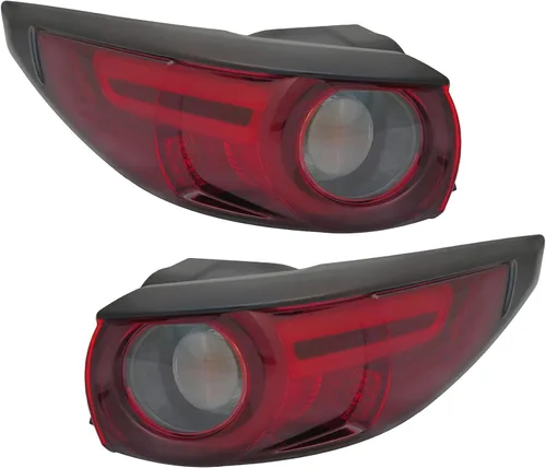 Vista 4 de ALLIGATOR AUTO LIGHTS Juego de luces traseras LED de repuesto para Mazda CX5 2017-2021 con bombillas, lados izquierdo y derecho, cumple con DOT/SAE