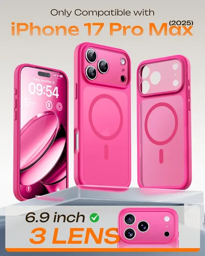 Vista 483 de TOCOL Funda para iPhone 11, compatible con Magsafe, protección completa de cámara, imanes integrados, protección contra caídas, funda translúcida
