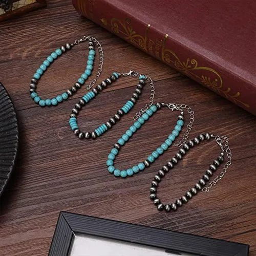 Vista 6 de Long tiantian Pulseras de oro pulseras de moda de plata gruesa