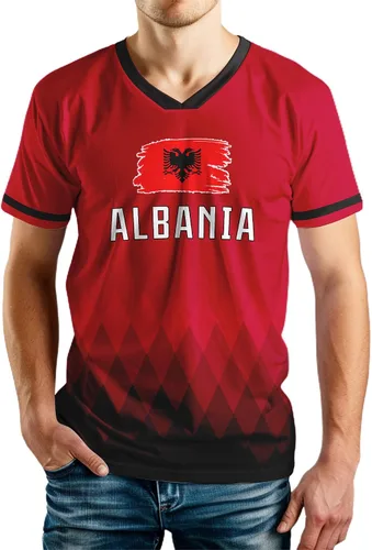 Vista 2 de Camiseta de fútbol nacional personalizada 2026 para hombres, mujeres, jóvenes, S-4XL, diseño de patrón de diamante, número de nombre personalizado