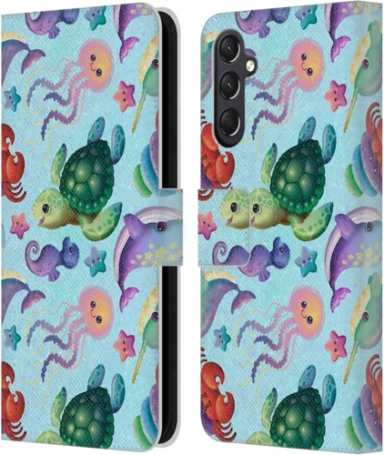 Vista 48 de Head Case Designs Officially Licensed Carla Morrow Colorful Space Dice Patterns Leather Wallet Case Compatible with Samsung Galaxy A07 4G