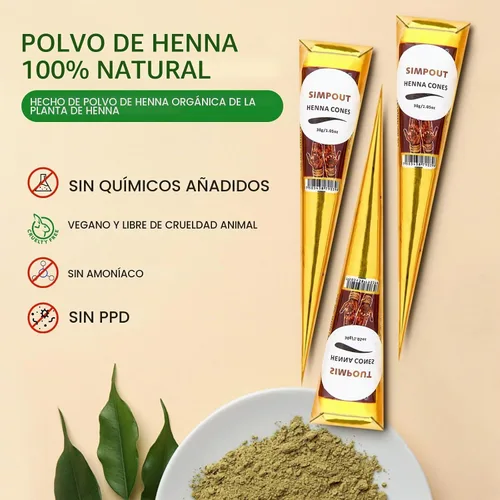 Vista 4 de Conos 100% para el cabello, pasta de cabello lista para usar, fácil de usar, perfecto para teñir el cabello, paquete de 6 unidades (E01 negro)