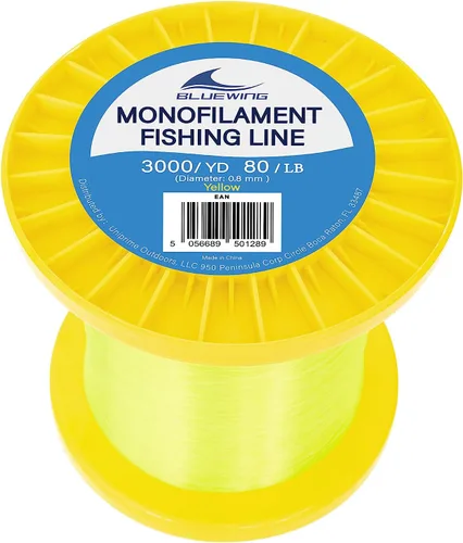 Vista 51 de BLUEWING Sedal de pesca monofilamento 6,8,10,12,15,20,25,30,40,50,60,80,100,130,250,300,400 libras, 50,100,500,1000,3000 yardas, hilo de pescar mono