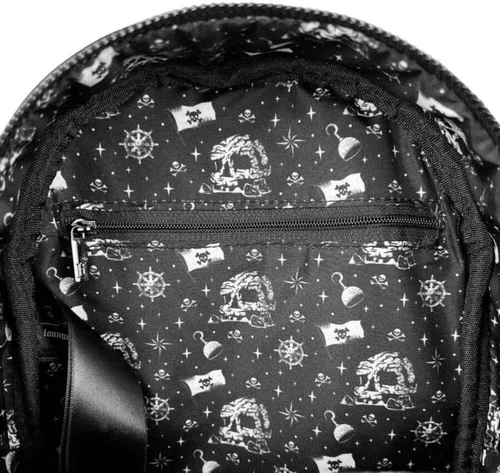 Vista 4 de Loungefly Mini mochila de Disney Peter Pan Skull Rock de GT, Negro -, Loungefly Mini mochila