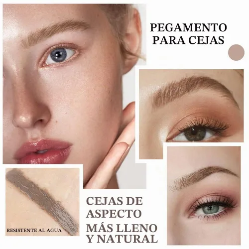 Vista 5 de Máscara de Cejas con Tinte Espesante, Esculpe Rápido las Cejas, Impermeable, A Prueba de Transferencia, Cepillo para Rellenar las Cejas y Cubrir