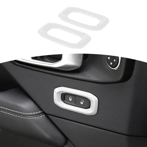 Vista 15 de RT-TCZ Para Wrangler JL Interruptor de bloqueo de puerta Cubierta de ajuste de botón azul bebé para Jeep Wrangler JL JLU Gladiator JT 2018-2024 Baby