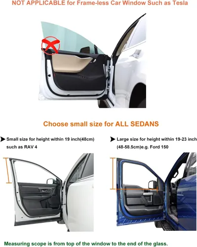 Vista 6 de Pantalla para ventana delantera de coches compactos y SUV para acampar, protección solar para ventanas delanteras, cubiertas de privacidad