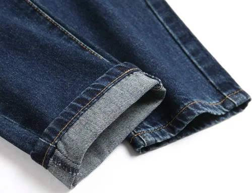 Vista 9 de OIIIO Pantalón vaquero de pierna recta rasgados para hombre