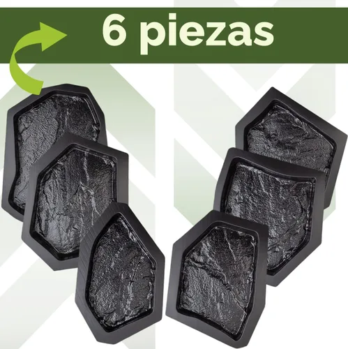 Vista 3 de Molde de cemento ABS de 0.079 pulgadas (0.079 in) para losa – Molde de pavimentador reutilizable – Fundición Pathmaker Garden Pathmate Pavement
