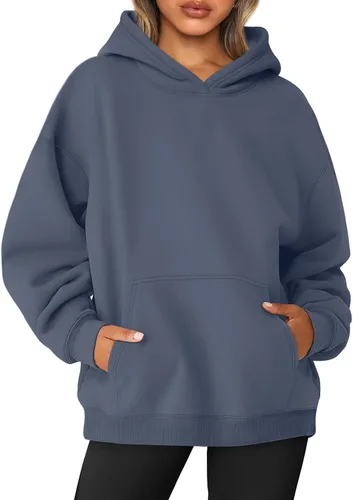 Vista 66 de AUTOMET Sudaderas de gran tamaño con capucha de forro polar para mujer, camisas de manga larga, sudaderas con bolsillo para otoño 2025