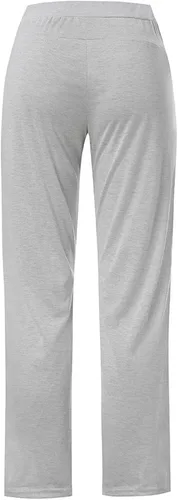 Vista 5 de Lastesso Pantalones deportivos holgados para mujer, de tamaño casual, cintura elástica, con parte inferior de cincha, pantalones deportivos largos