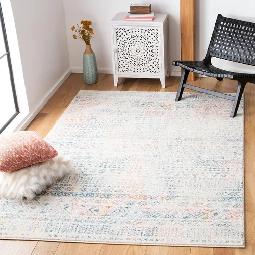 Vista 8 de SAFAVIEH Tulum Collection - Alfombra decorativa de 2 x 5 pies, diseño marroquí bohemio envejecido, no desprende pelusa y de fácil cuidado, ideal