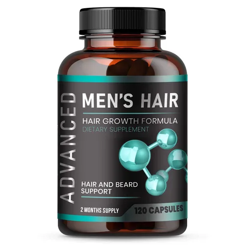 Vista 3 de Vitaminas para el crecimiento del cabello para hombres + limpieza y desintoxicación pulmonar. Apoya la salud pulmonar. Apoya la salud respiratoria.
