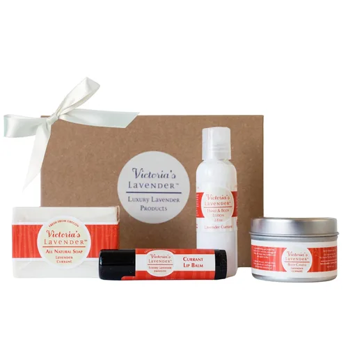 Vista 8 de Victoria's Lavender Set de regalo: jabón hecho a mano, loción para manos y cuerpo, bálsamo labial, productos de lavanda de lujo, regalos ideales