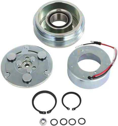 Vista 54 de CCIYU Embrague del compresor de aire acondicionado 2016-2018 para Fiat 500X 2.4L 2015-2021 para Jeep Renegade 2.4L AC Compresor para automóvil