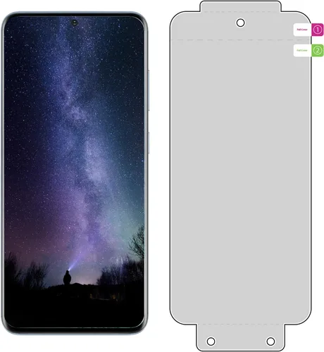 Vista 2 de Cellet Protector de pantalla para Galaxy S21, protector de pantalla de poliuretano termoplástico (TPU), compatible con Samsung Galaxy S21