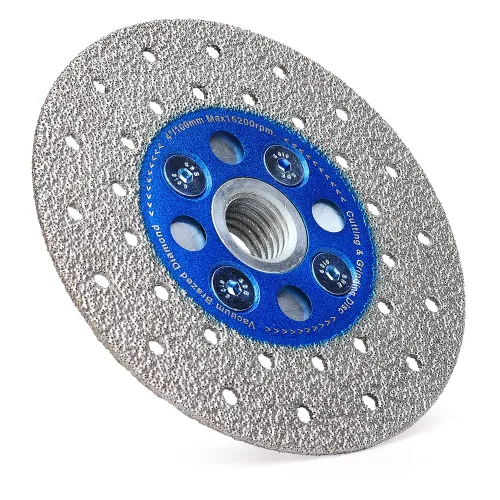 Vista 2 de Disco de diamante de 4 pulgadas para amoladora angular de pulido de granito de hoja de diamante de corte rápido y molienda