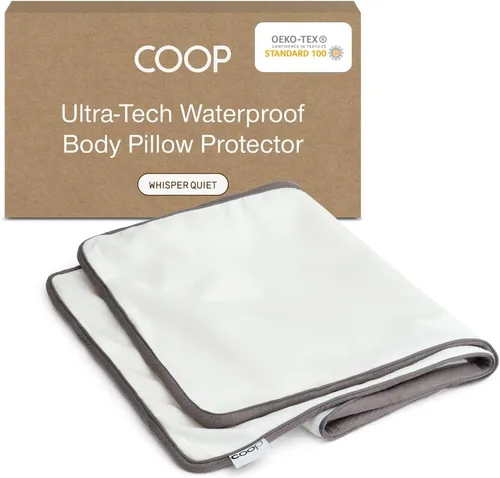 Vista 14 de Coop Home Goods - Fundas protectoras de almohada hipoalergénicas con zíper, 2 unidades, funda de rayón derivado de bambú, lavable a máquina