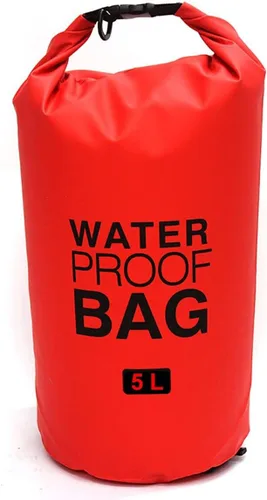 Vista 4 de Adoretex Bolsa seca portátil de rafting impermeable plegable bolsa de almacenamiento de natación 5L (7 "x16")