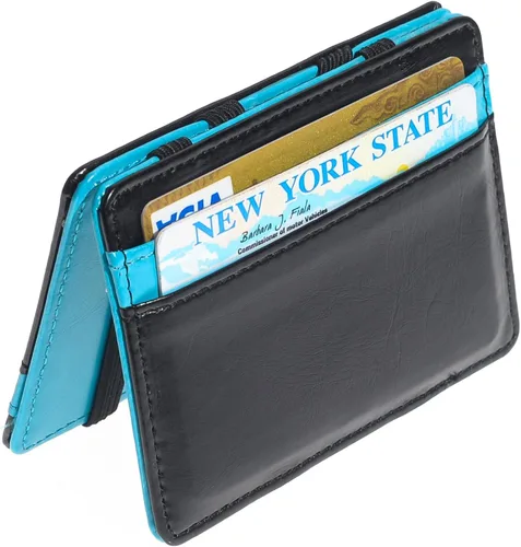 Vista 2 de CKLT Mens Fashion Magic Money Clip Leather Minimalistic Slim Wallet