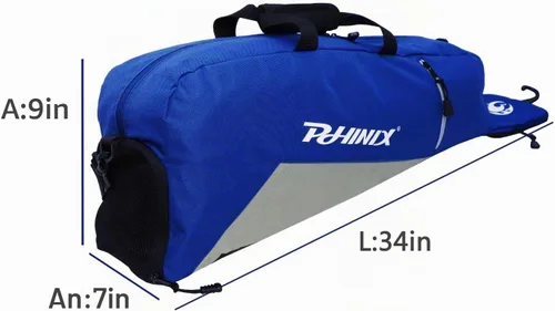 Vista 2 de PHINIX Bolsa de mano para béisbol T Ball - Sostiene bate, casco y guante
