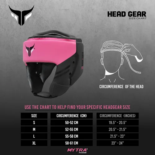 Vista 5 de Mytra Fusion Casco de boxeo - Equipo de combate con correa ajustable MMA, Muay Thai, Kickboxing, artes marciales, karate, equipo de cabeza