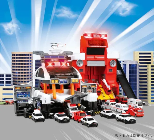 Vista 12 de Takara Tomy Tomica Grande a Deformación! Deca Patrol coche