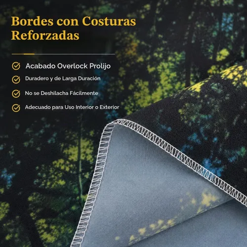 Vista 7 de Apdidl Tapiz de bosque para dormitorio, tapices de pared de hadas verdes Tapiz A-Forest
