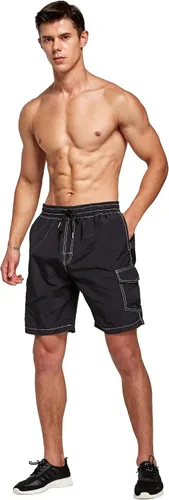Vista 3 de Tansozer Traje de baño para hombre de secado rápido