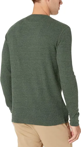 Vista 5 de Tienda Essentials - Camisa de manga larga con ajuste regular de punto de gofre para hombre