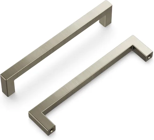 Vista 68 de Hickory Hardware - HH075326-BGB - Manija de la colección Skylight, 3 pulgadas de centro a centro, latón dorado cepillado.