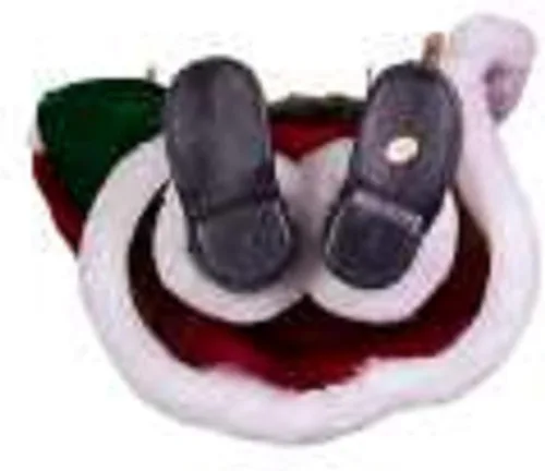 Vista 7 de Kurt Adler Kringle Klaus Santa elegante de 17 pulgadas con personal y bolsa de regalos