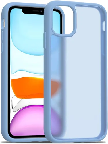 Vista 16 de TENOC Funda para teléfono compatible con iPhone 11, color negro, antihuellas, antigolpes, mate, para 6.1 pulgadas