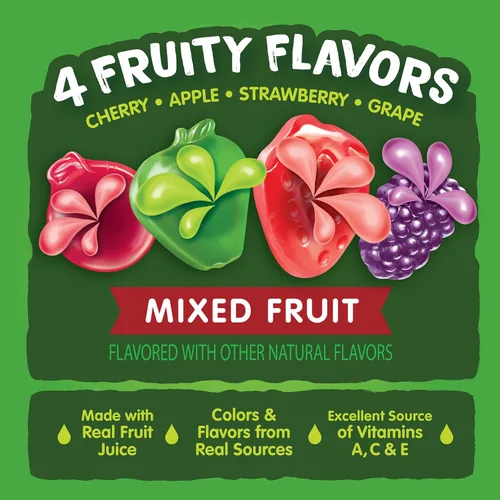 Vista 5 de Black Forest, Juicy Burst, bocadillos con sabor a frutas, sabores de frutas mixtas, una explosión jugosa de sabores naturales, hechos con jugo