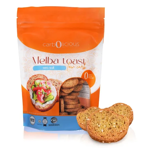 Vista 10 de Tostada Melba baja en carbohidratos (cebolla y ajo) 4 oz.