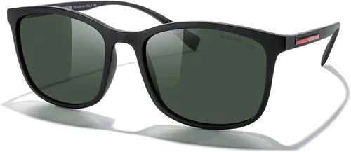 Vista 3 de MERRY'S Lentes de sol polarizados cuadrados para hombres y mujeres, ultraligeros, para conducir, pesca, golf, UV400 S8668